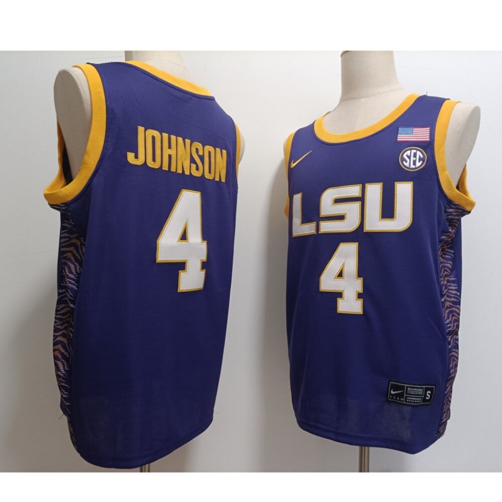 Mens Flau'Jae Johnson Purple Stitched Jersey